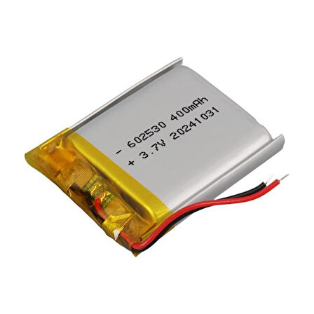 Powermaster 602530 3.7V 400Mah Lityum Polimer (Li-Po) Batarya Ciklet Pil