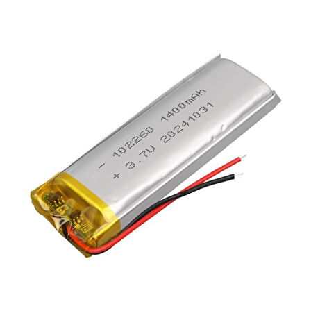 Powermaster 102260 3.7V 1400Mah Lityum Polimer (Li-Po) Batarya Ciklet Pil