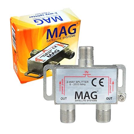 1/2 SPLITTER 5-2500 MHZ MAG