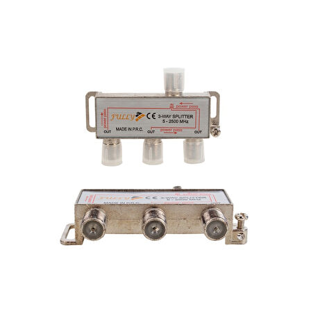 Ayt MAG 1 3 Splitter 5-2500 Mhz Uydu Kablosu Sinyali Çoklayıcı Çoğaltıcı