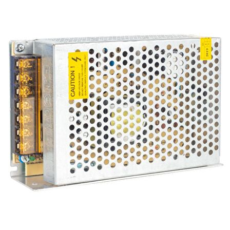 POWERMASTER PM-14067 12 VOLT - 8.5 AMPER - 100 WATT METAL KASA ADAPTÖR (16X9.7X4)