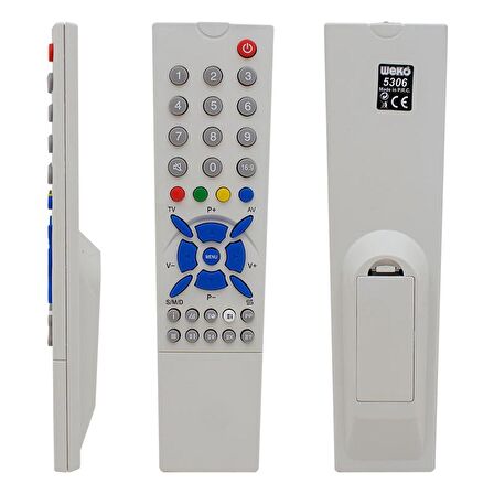 WEKO KT TELEFUNKEN*SIEMENS 70EK TFK BÜYÜK TV KUMANDA (5306=5305)