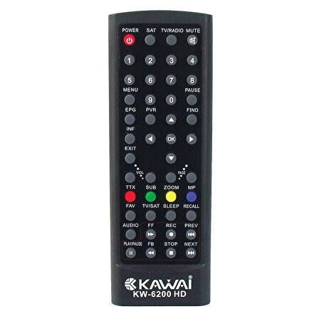 KR KAWAİ KW-6200 HD UYDU KUMANDASI (31808=31533)