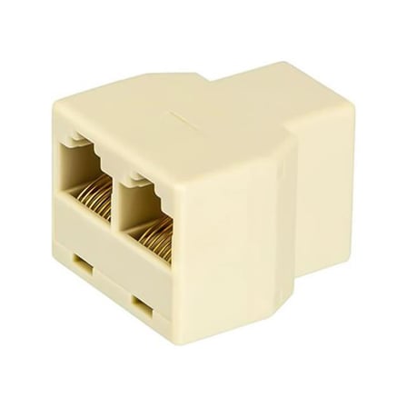 Telefon Ara Bağlantı Buatı 1 Dişi / 2 Dişi (5 Adet)