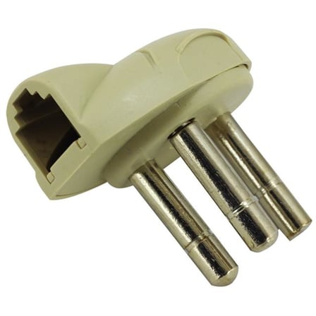 Elektromer Mini 3'lü Telefon Fişi (İta Adaptör) (5 Adet)