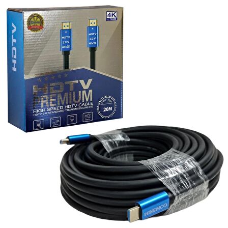 HDMI KABLO GOLD 2.0V 2K 4K HDTV 20MT SE-20M4K
