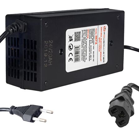 POWERMASTER PM-31174 24 VOLT - 20 AMPER ELEKTRİKLİ BİSİKLET ŞARJ CİHAZI
