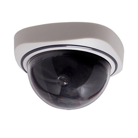 POWERMASTER PM-1200 KIRMIZI LEDLİ PİLLİ MAKET DOME KAMERA
