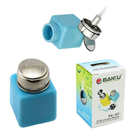 Ayt Baku BK-402 100 Ml Şişe Plastik Boş Al kol Şişesi
