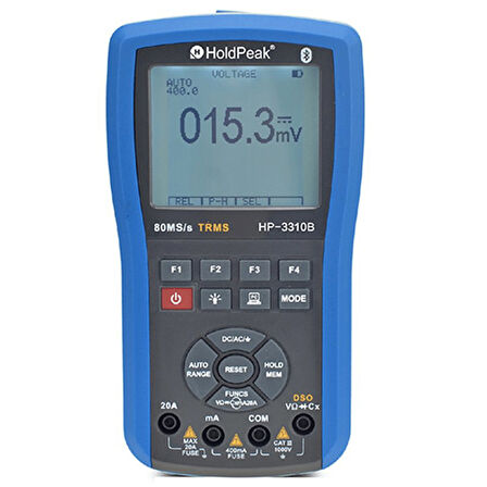 Holdpeak 3310B Dijital Osiloskop Lcd Ekran 4000 Adet Ölçüm Aralığı AC DC Voltaj Akım Direnç