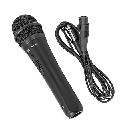 MAGICVOICE MV-901 DİNAMİK PROFESSIONAL KABLOLU EL MİKROFONU (2.5 METRE KABLOLU)