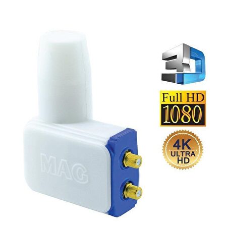 Mag Slim Rocket HD Çiftli Twin LNB 0.1dB