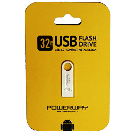 Hello 32 Gb Hafızalı Metal Gövde Yüksek Hızlı USB Flash Bellek