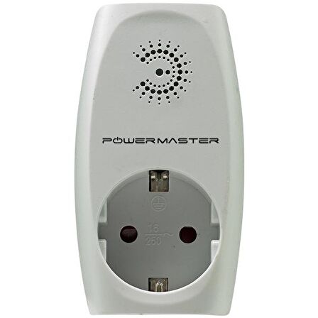 POWERMASTER PM-17592 IŞIK GÖSTERGELİ AKIM KORUMALI TEKLİ PRİZ (16A-3500W)