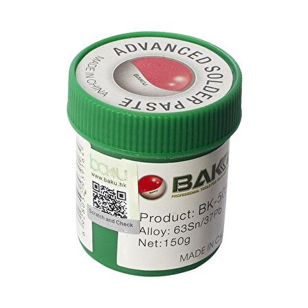 BAKU BK-5050 BK-E9160 BGA LEHİM MACUNU 150GR (63SN/37PB)