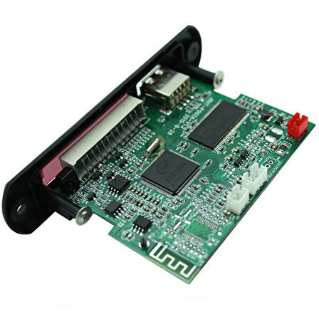 Magicvoice MP5 USB-SD-MMC-Bluetooth 12V-500mA Kumandalı Oto Teyp Çevirici Dijital Video Player Board