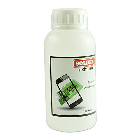 Soldex SR-33 SR-3302 Temizlik Gerektirmeyen Sıvı Flux 250 Ml