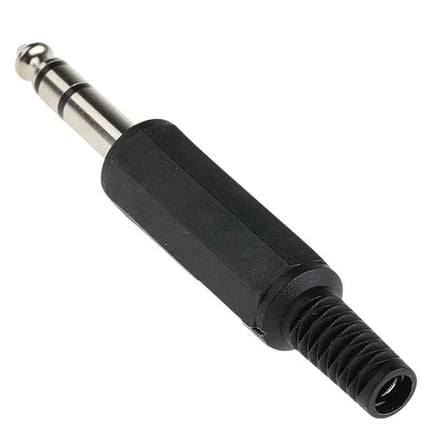 Powermaster 6.3 Mm Stereo Plastik Gitar Jack (5 Adet)