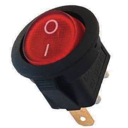 Powermaster PM-31592 Yuvarlak Işıklı On/Off Anahtar IC-131 (5 Adet)