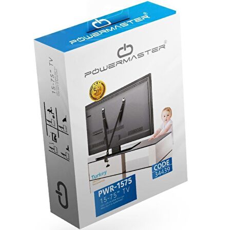 Powermaster PWR-1575 15"-75" Lcd Led Tv Bebek Güvenlik Kemeri 