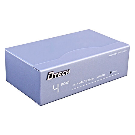 Powermaster 250Mhz 1TO4 VGA Splitter Dağıtıcı Monitör Çoklayıcı