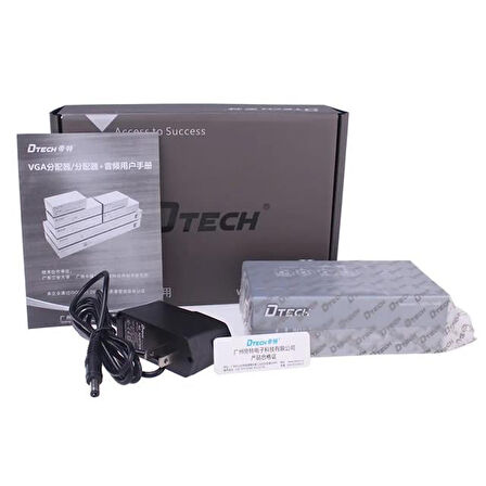 Powermaster 250Mhz 1TO4 VGA Splitter Dağıtıcı Monitör Çoklayıcı