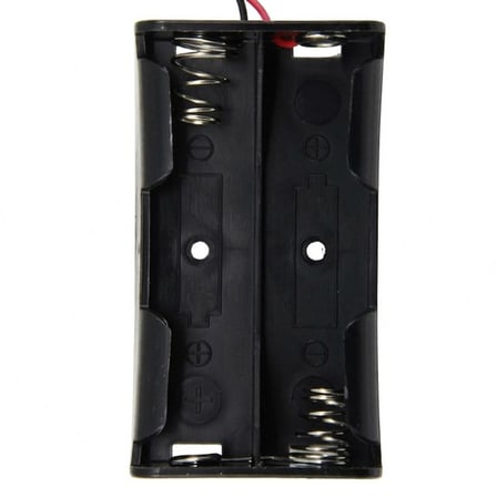 Powermaster PM-18650-2 Başlıklı 18650 Pil İçin Kablolu Zıt Yön İkili Pil Yuvası (5 Adet)