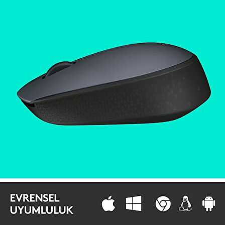 LOGITECH M170 USB SİYAH KABLOSUZ MOUSE 910-004642