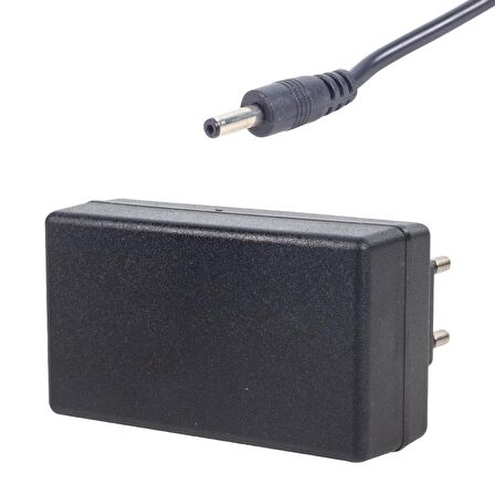 POWERMASTER PM-1301 12 VOLT 3 AMPER VERA YAZAR KASA POS PLASTİK KASA ADAPTÖR 3.5*1.35 UÇ