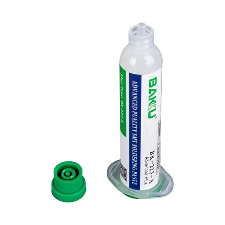 Baku BK-223A Flux 10 Cc Kurşunsuz Şırınga Tip Lehim Pastası Lehim Havya Gereçleri