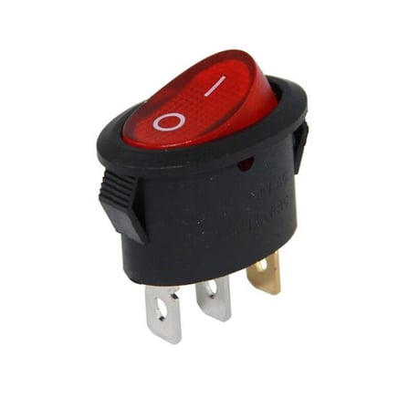 PowerMaster IC-134B Oval Işıklı Soba Anahtarı (5 Adet)
