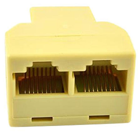 RJ 45 1 Dişi - 2 Dişi Çevirici 8P8C