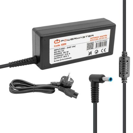 Powermaster PM-11391 19.5 Volt 2.31 Amper 6.0×4.4 Uçlu Notebook Adaptörü
