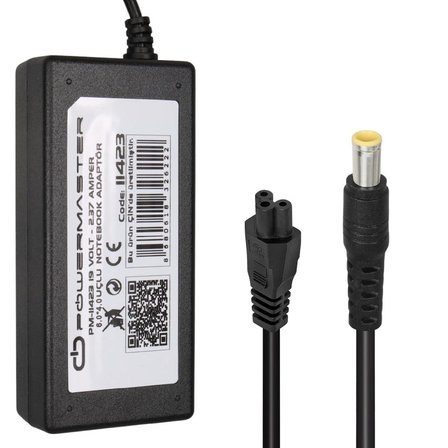 Powermaster PM-11423 19V 2.37A 45W 6.0x4.0mm İğneli Uçlu Notebook Adaptörü