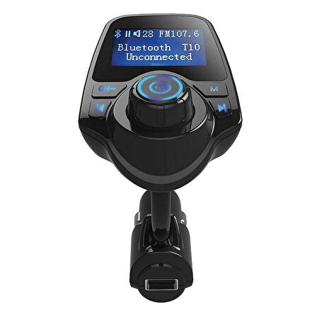 Hello HL-2407 T10 USB-SD-AUX-Bluetooth Destekli 2.1A FM Transmitter