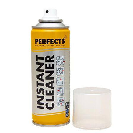 Perfects 200 Ml İnstant Cleaner Köpük Temizleme Spreyi Ayna Tv Ekran Monitör Pencere Temizleyici