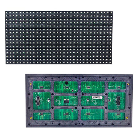 Ayt Smd Led Panel P10 16x32 Kırmızı Birleştirilebilir Kablolu