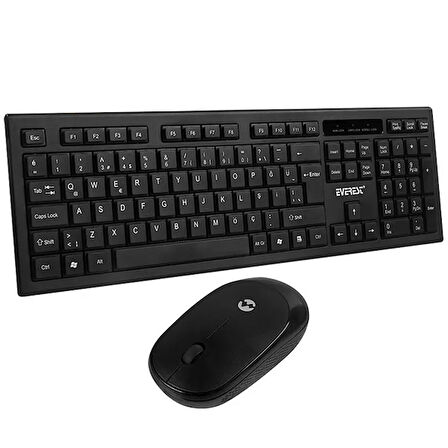 Everest KM-6121 Kablosuz Q Slim Klavye + Mouse Set