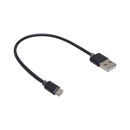 Powermaster 20 Cm Micro Usb Şarj ve Data Kablosu