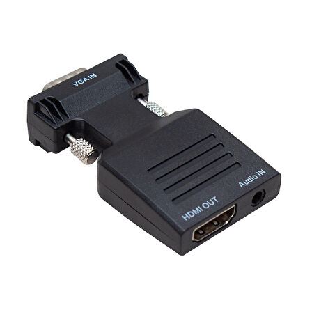 POWERMASTER PM-4276 AUDIO ÇIKIŞLI VGA TO HDMI ÇEVİRİCİ ADAPTÖR 1080HD