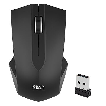 HELLO HL-4707 2.4GHZ 1200DPI 3D KABLOSUZ OPTİK MOUSE