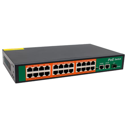 POWERMASTER 300W 10/100/1000 MBPS 24+3+SFP 24 PORT POE ETHERNET GIGABIT SWITCH