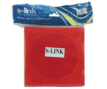 Ayt CD Zarfı 100 lü Renkli Cd Koyma Kabı Şeffaf Kısımlı