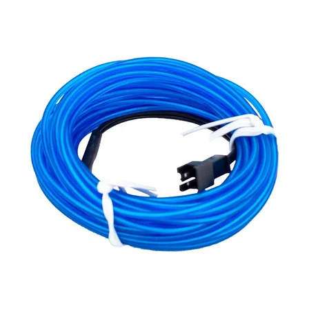 POWERMASTER PM-6077 NEON MAVİ 5 METRE İP AYDINLATMA 12 V ÇAKMAK ADAPTÖRLÜ