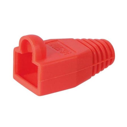 Powermaster Rj 45 Kılıf Boot Kırmızı (50 Adet)