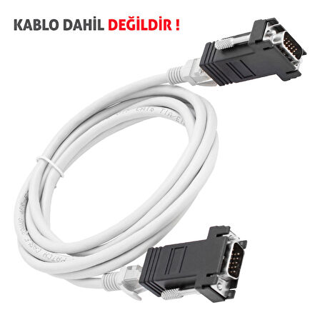 POWERMASTER VGA EXTENDER RJ 45 CAT5/6/7 UZATICI (2Lİ PAKET)