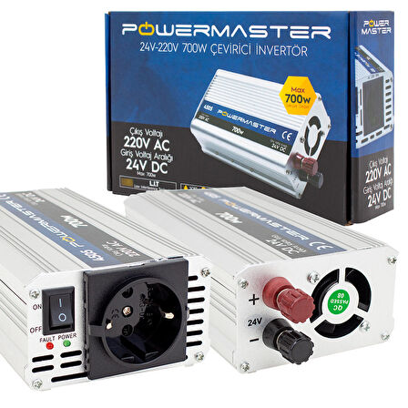 POWERMASTER PM-4505 24 VOLT 700 WATT MODIFIED SINUS İNVERTER
