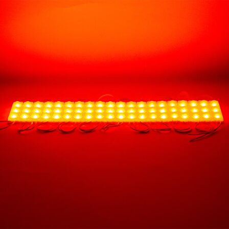 POWERMASTER MODÜL LED 12V 1.5W KIRMIZI 2835 69 X 16 MM IP65 160-180LM 160 DERECE