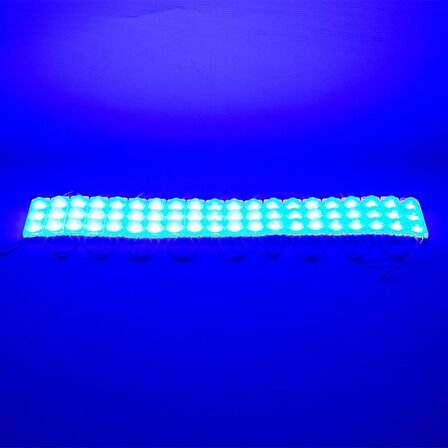 POWERMASTER MODÜL LED 12V 1.5W MAVİ 2835 69 X 16 MM IP65 160-180LM 160 DERECE