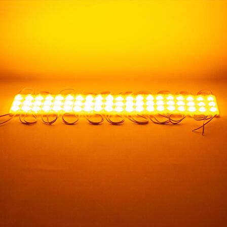 POWERMASTER MODÜL LED 12V 1.5W SARI 2835 69 X 16 MM IP65 160-180LM 160 DERECE